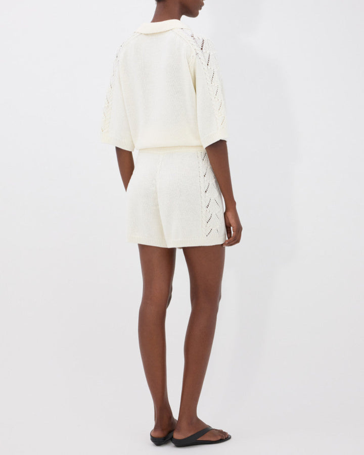 Andel Crochet Shorts | Ivory