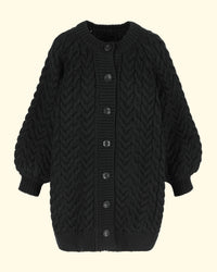 Bill Cable Maxi Jacket | Black