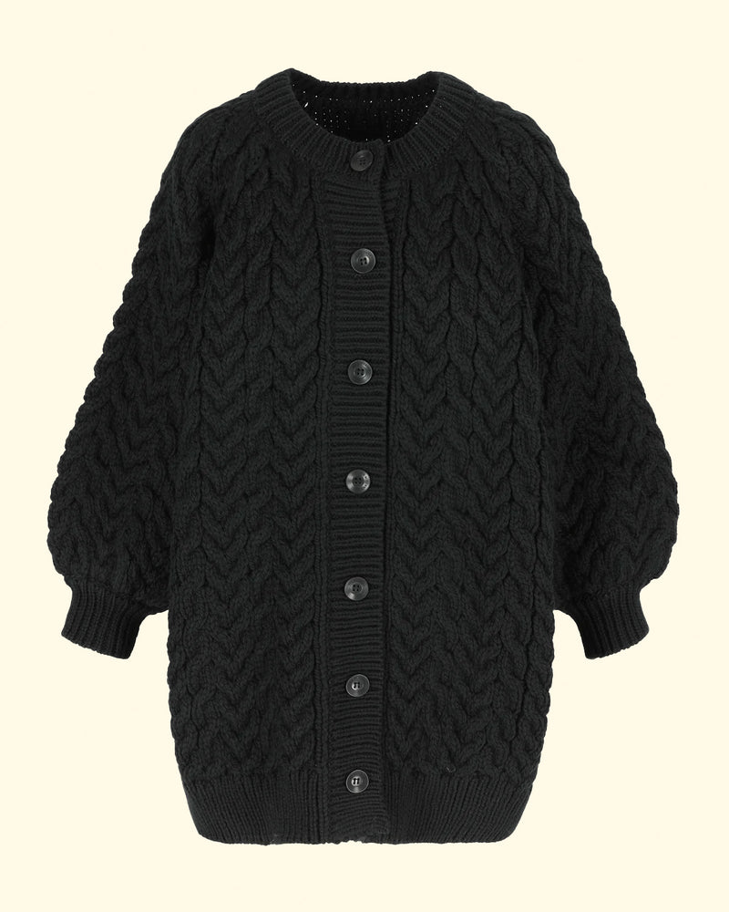 Bill Cable Maxi Jacket | Black