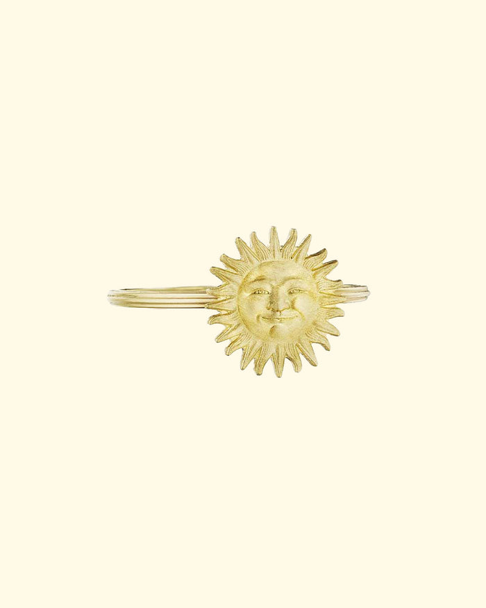 Sunface Stacking Ring