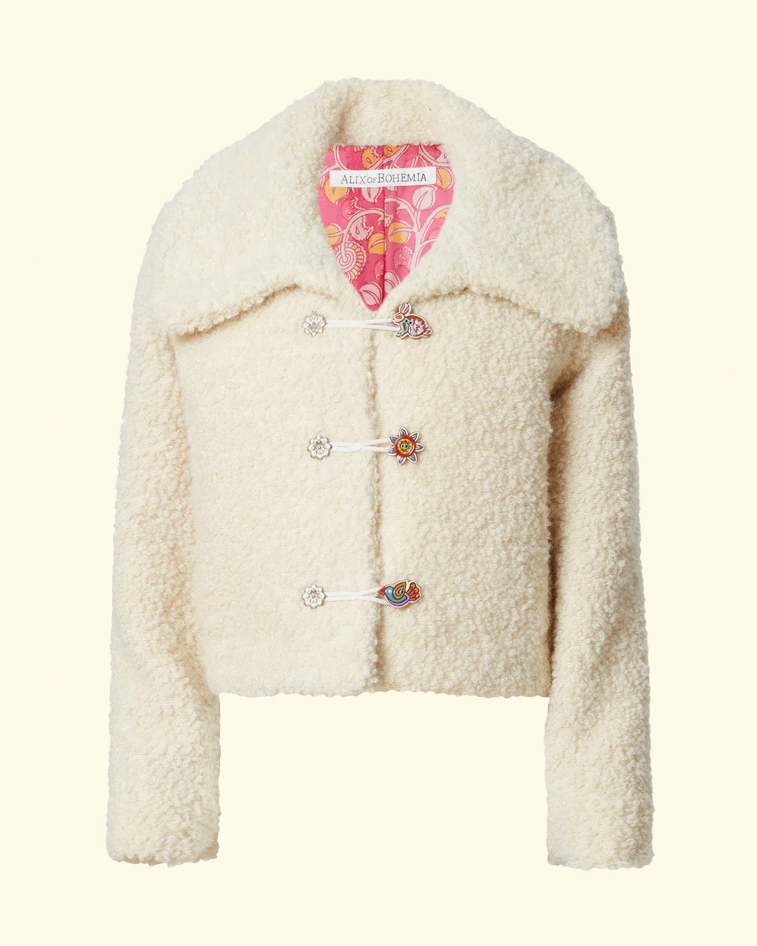 Colby Suri Wool Jacket | Ivory Suri