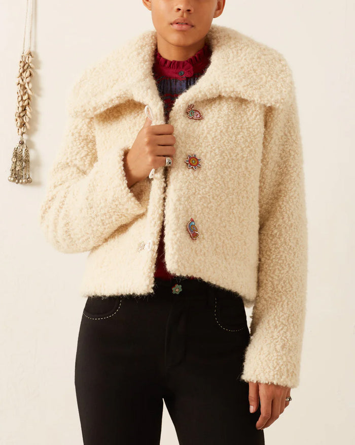 Colby Suri Wool Jacket | Ivory Suri