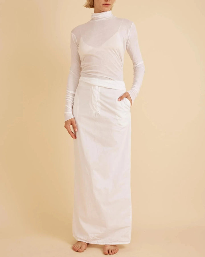 Hannah Maxi Skirt | White