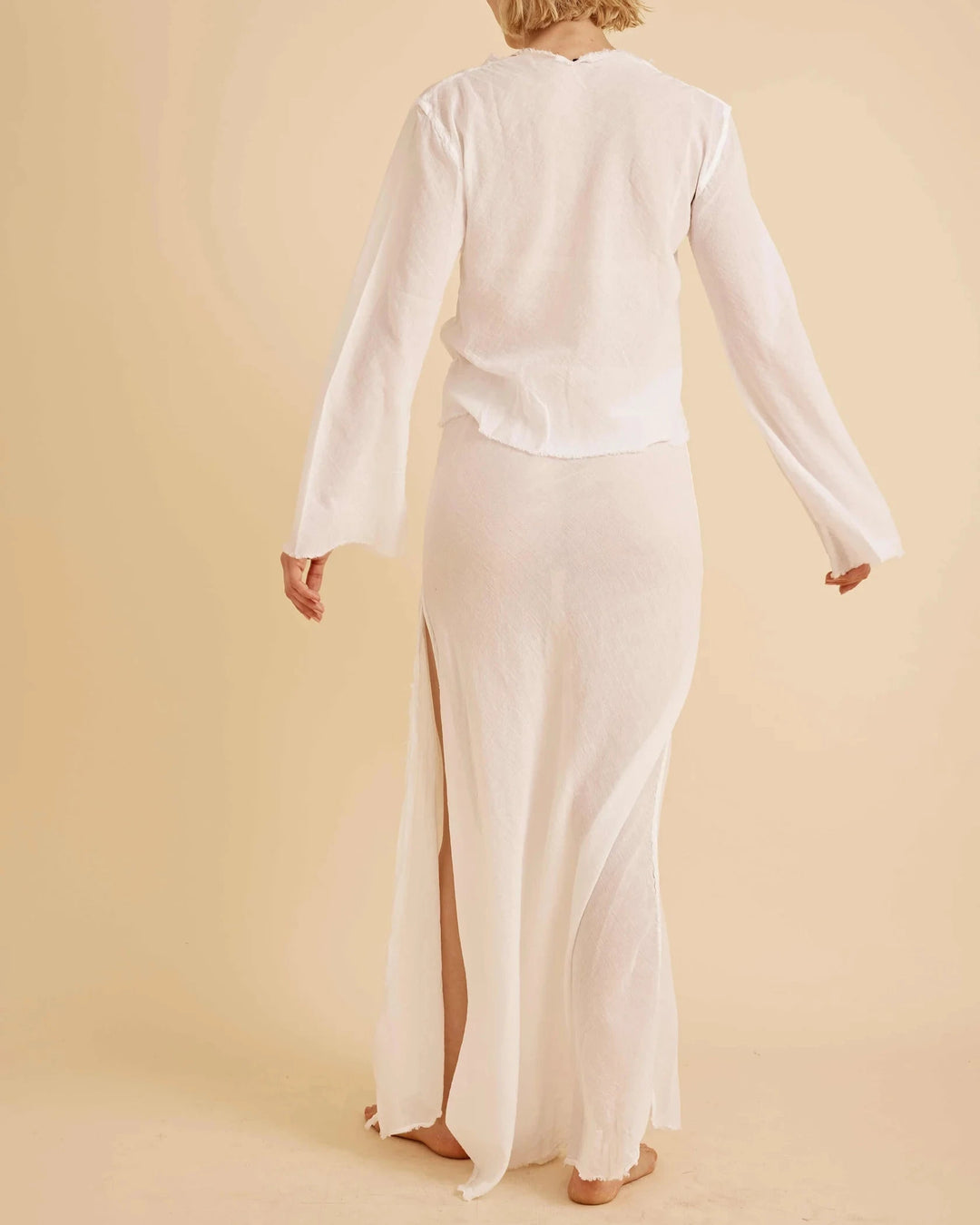 Jennifer Maxi Skirt | White