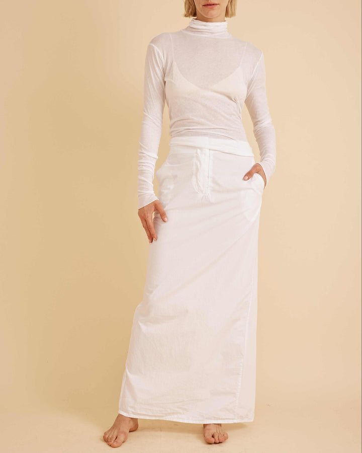 Hannah Maxi Skirt | White