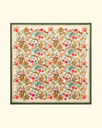 Wild Square Woven Scarf | Beige