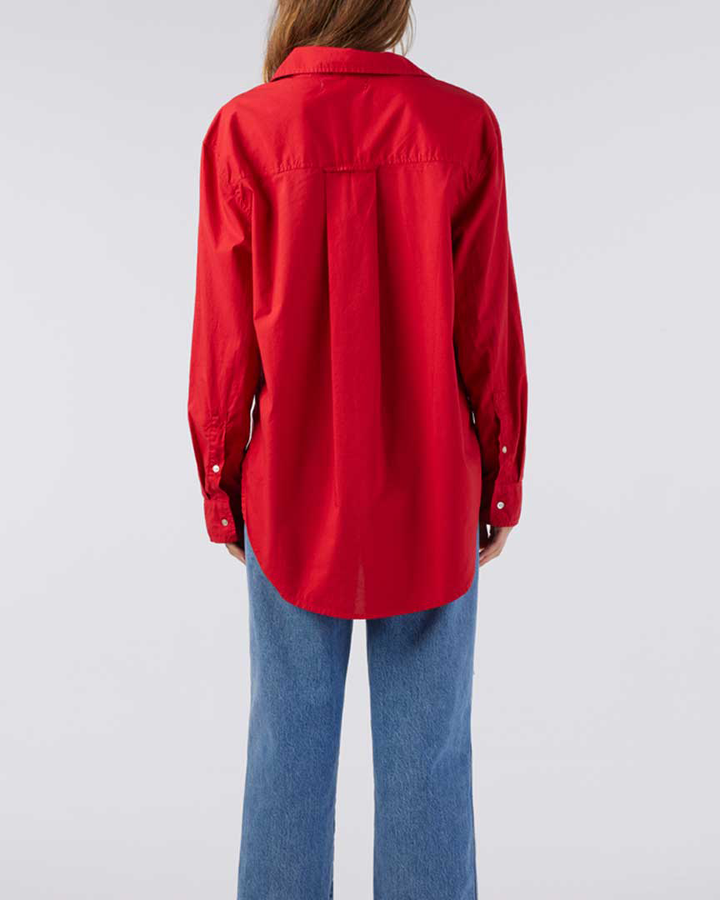 Ruth Oversized Shirt | Cherry