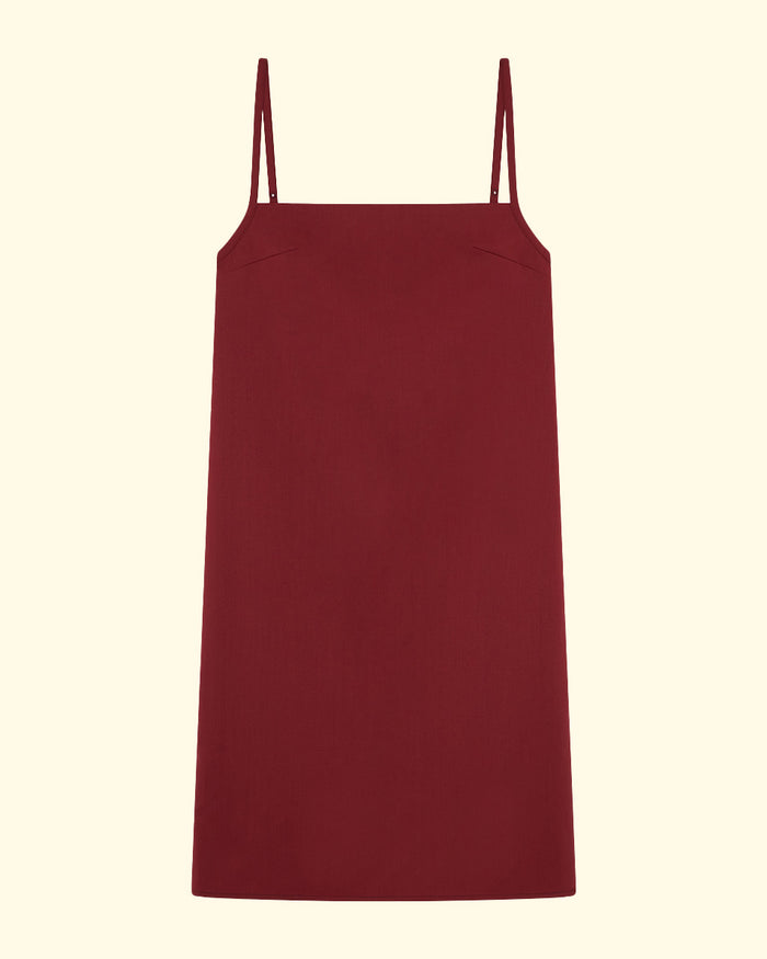 Blanca Dress | Burgundy