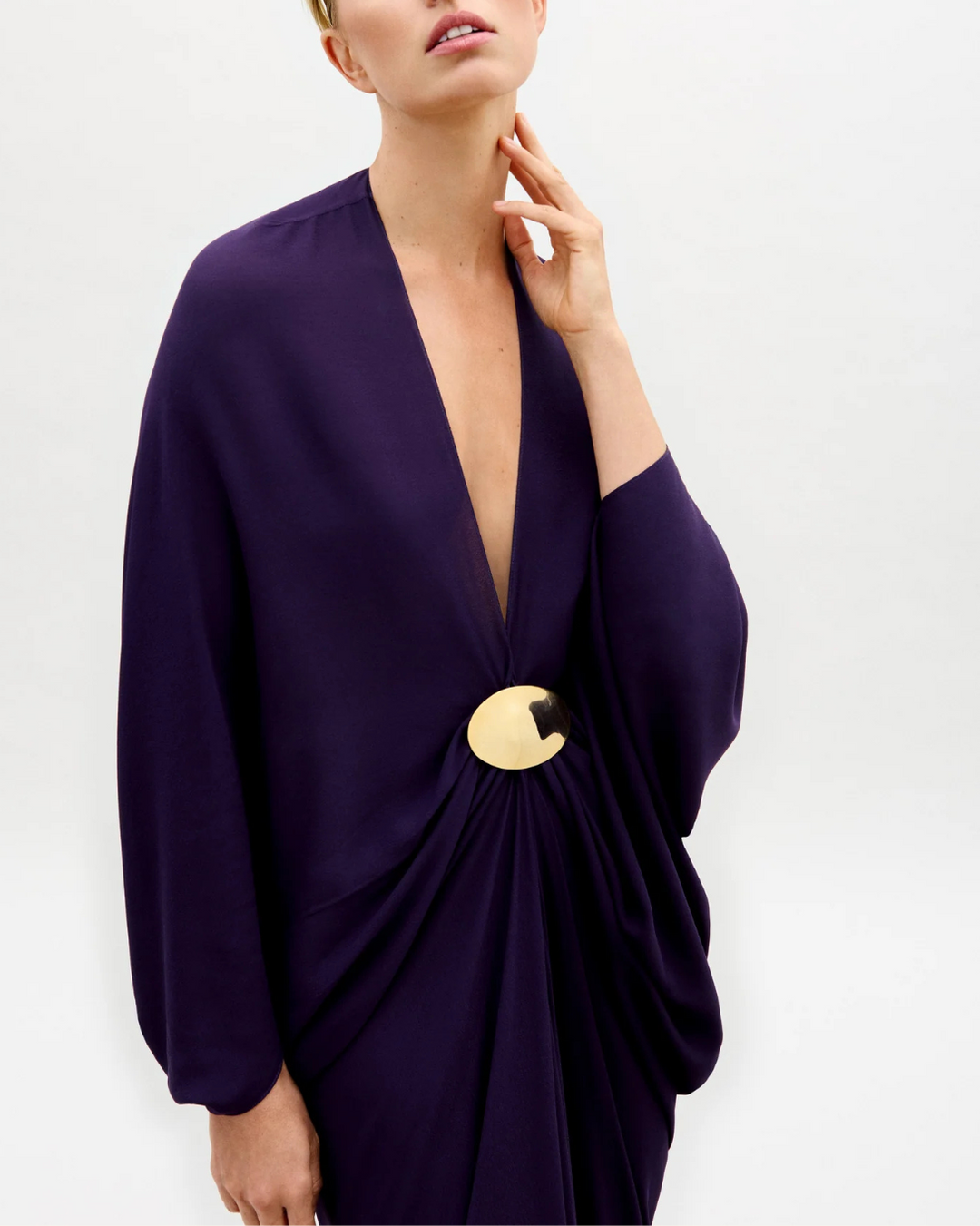 Fiore Tunic | Eggplant