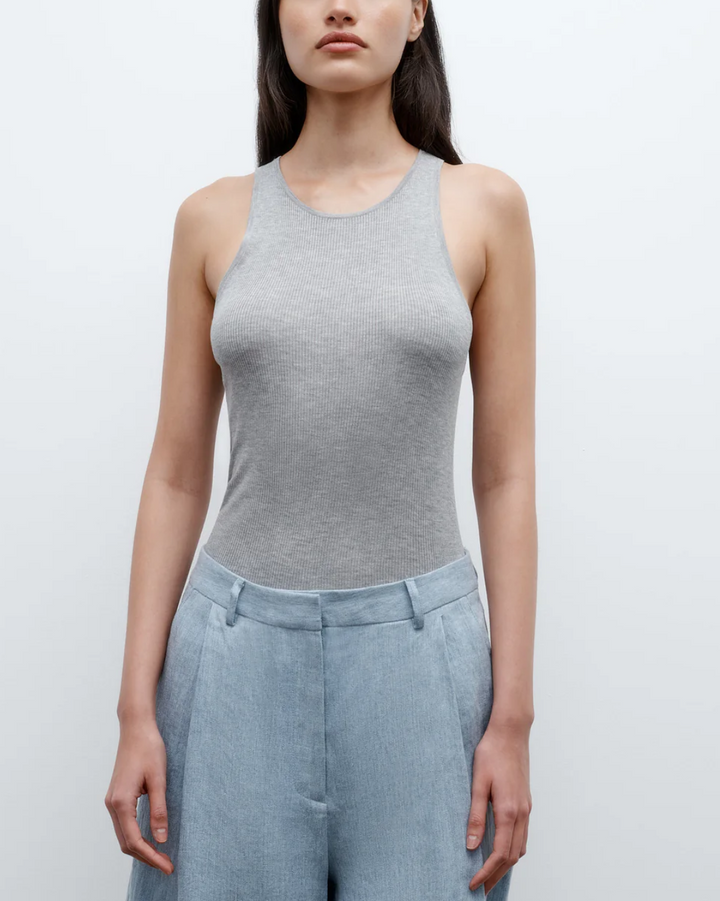 Harbor Tank | Light Heather Grey