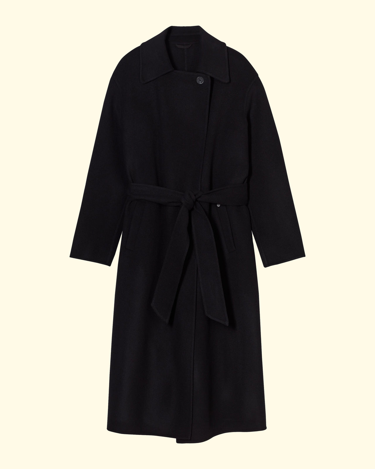 Wrap Coat | Black