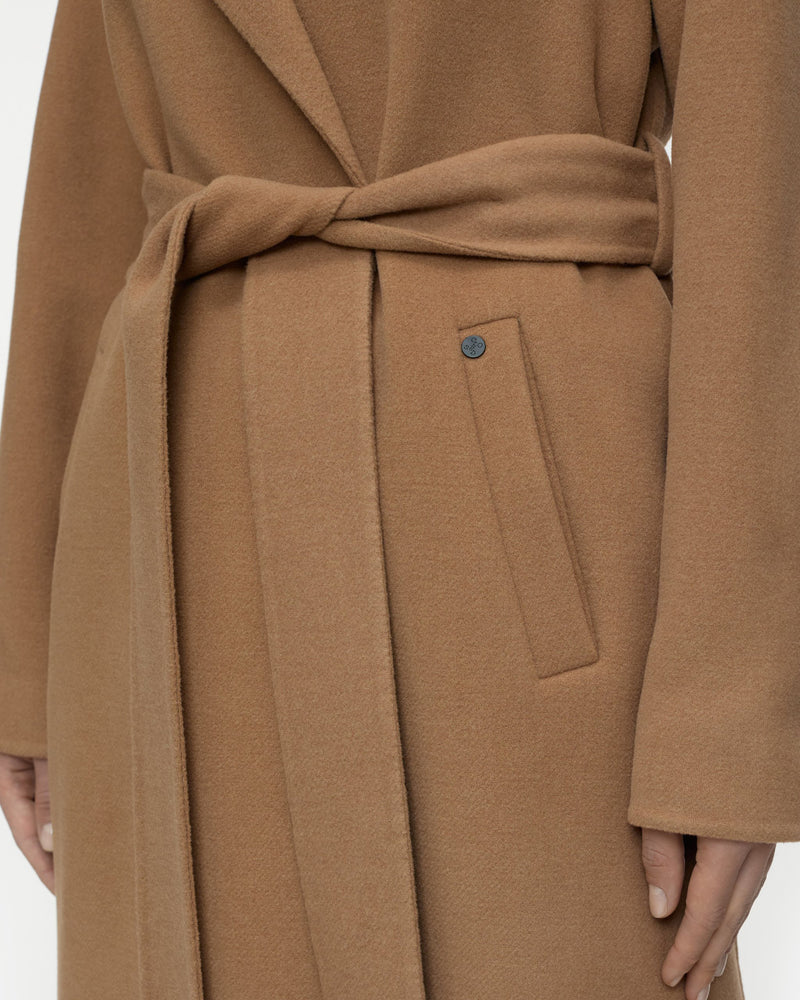 Wrap Coat | Biscotti Brown