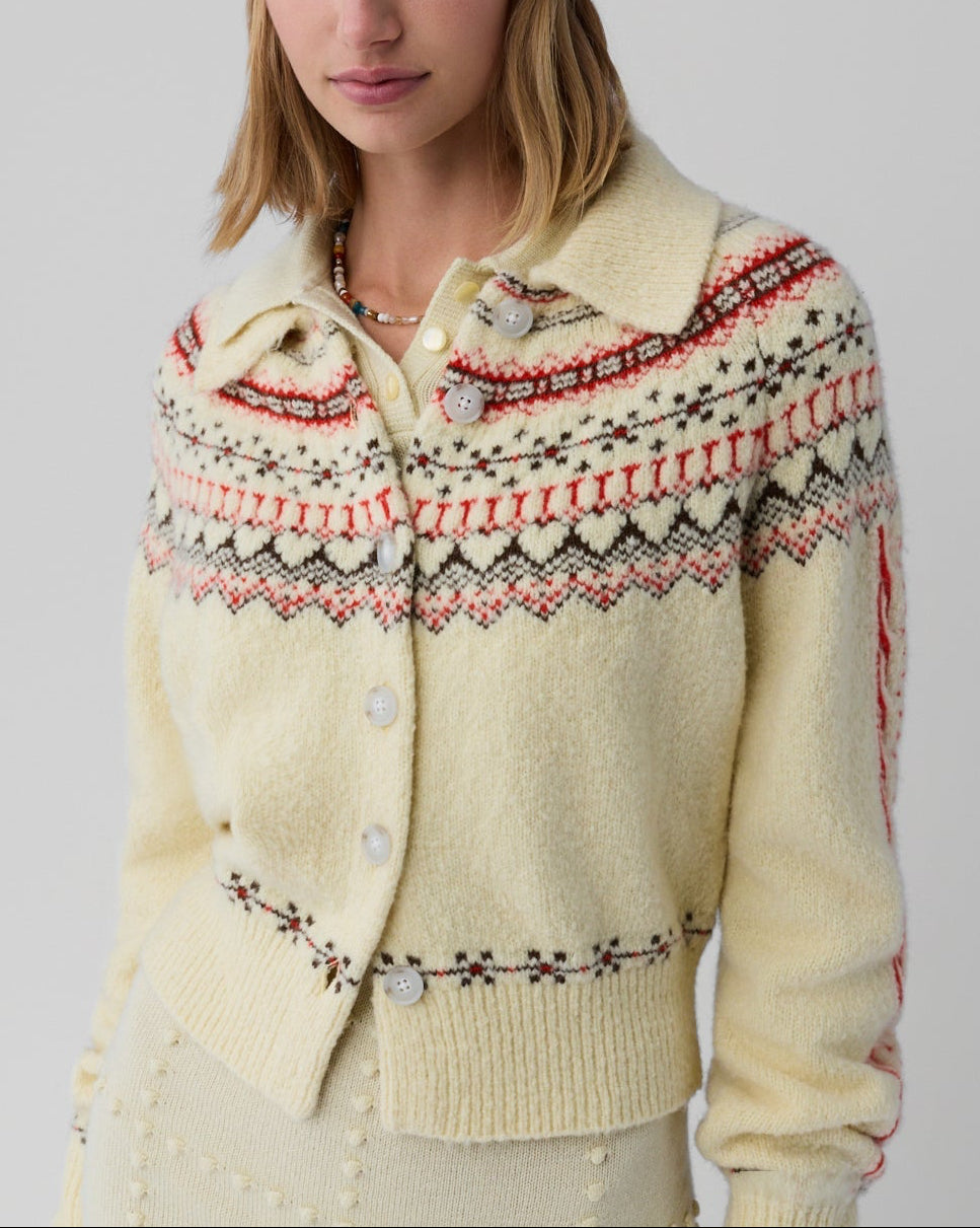 Cloud Chalet Cardigan | Mist Combo