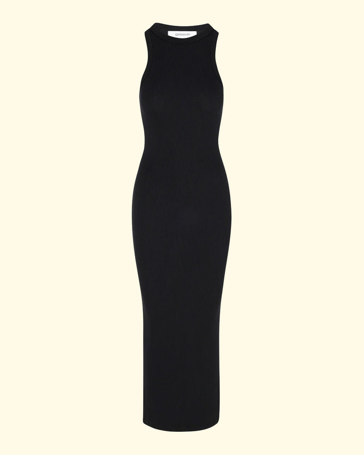 Racer Maxi Dress | Black