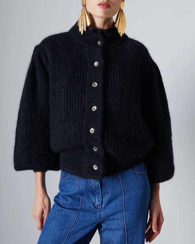 Leandra Knit Cardigan | Black