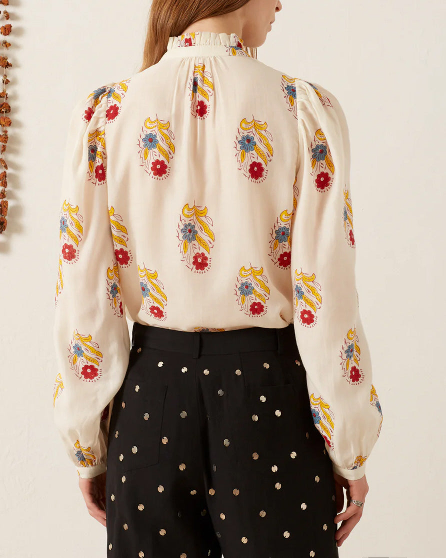 Annabel Fireflower Shirt | Ivory