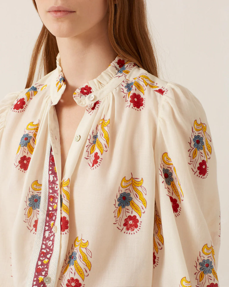 Annabel Fireflower Shirt | Ivory