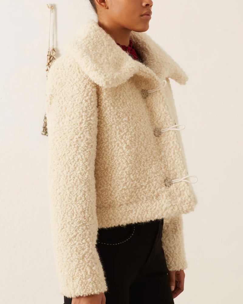 Colby Suri Wool Jacket | Ivory Suri