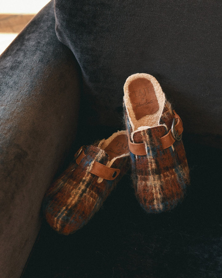 Scarpe Birken | Blue/Brown Plaid