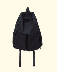 Gabargine Backpack | Black