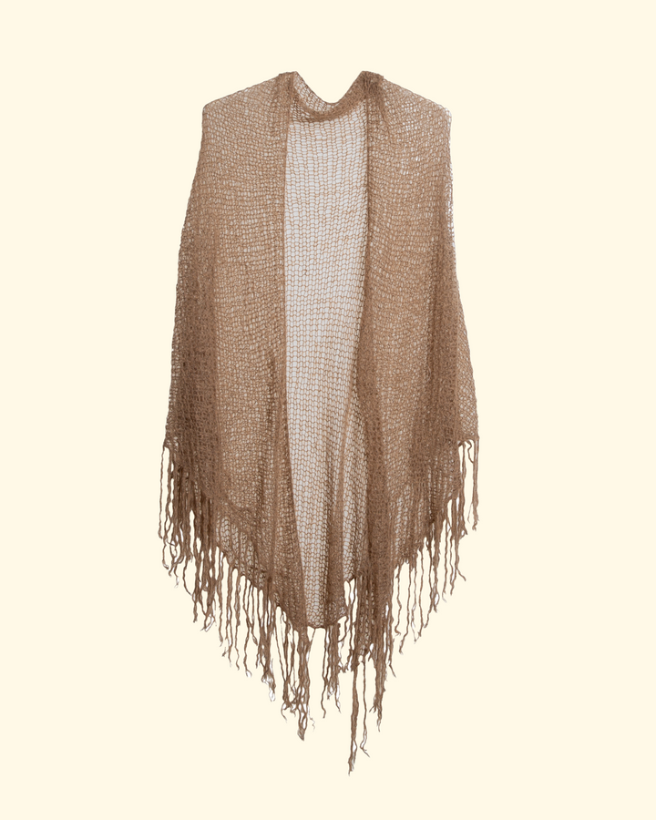 Nimbus Triangle Shawl | Walnut