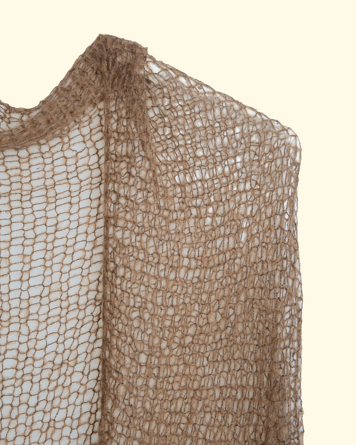 Nimbus Triangle Shawl | Walnut