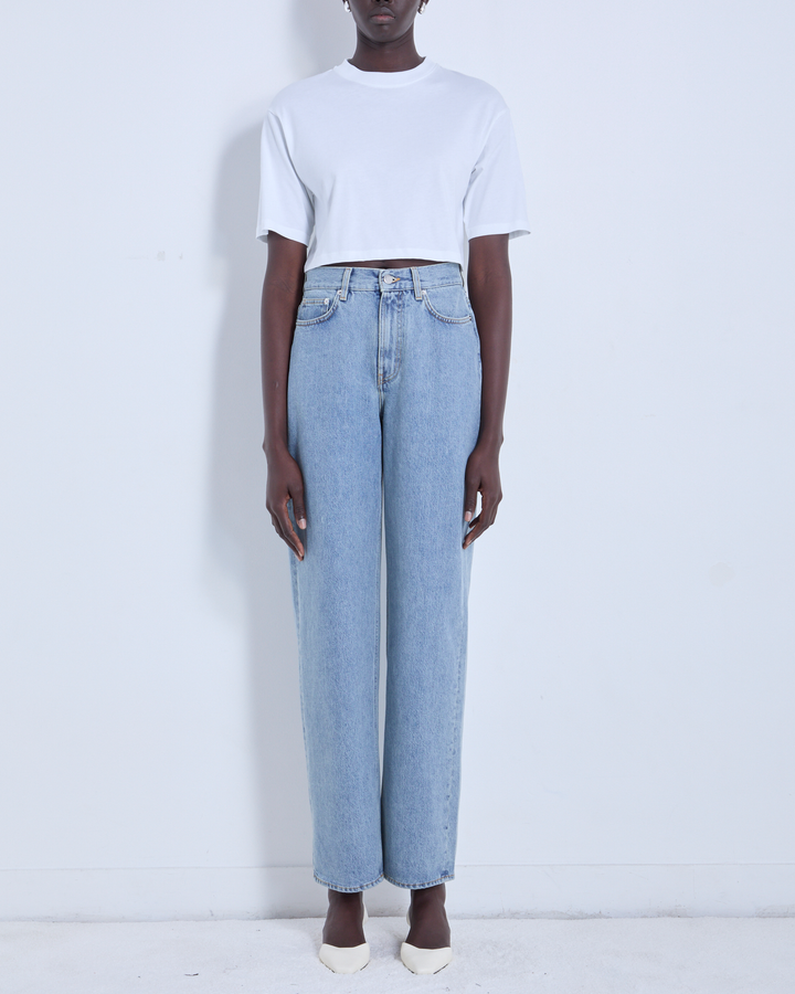 Gupo Cropped T-Shirt | White