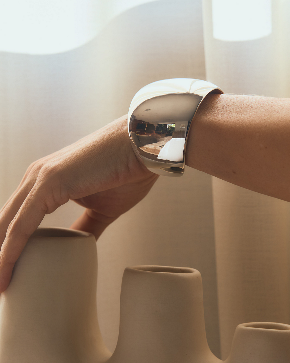 Bubble Cuff | Sterling Silver