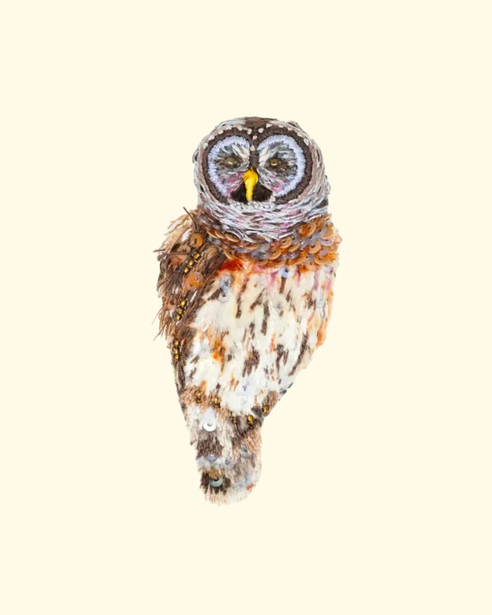 Hoot Owl Brooch Pin