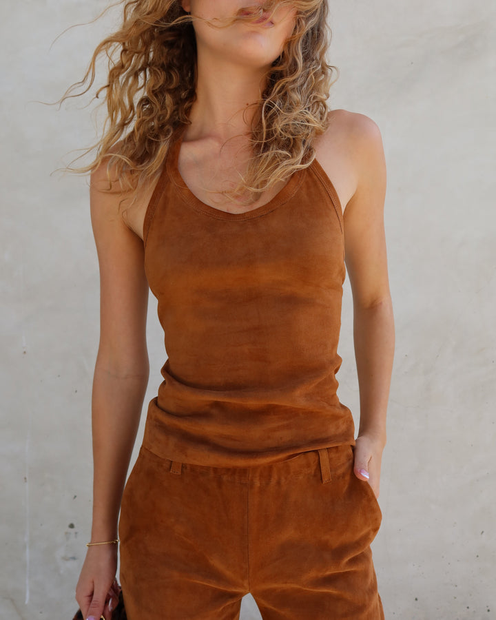Cherry Halter Top | Coyote
