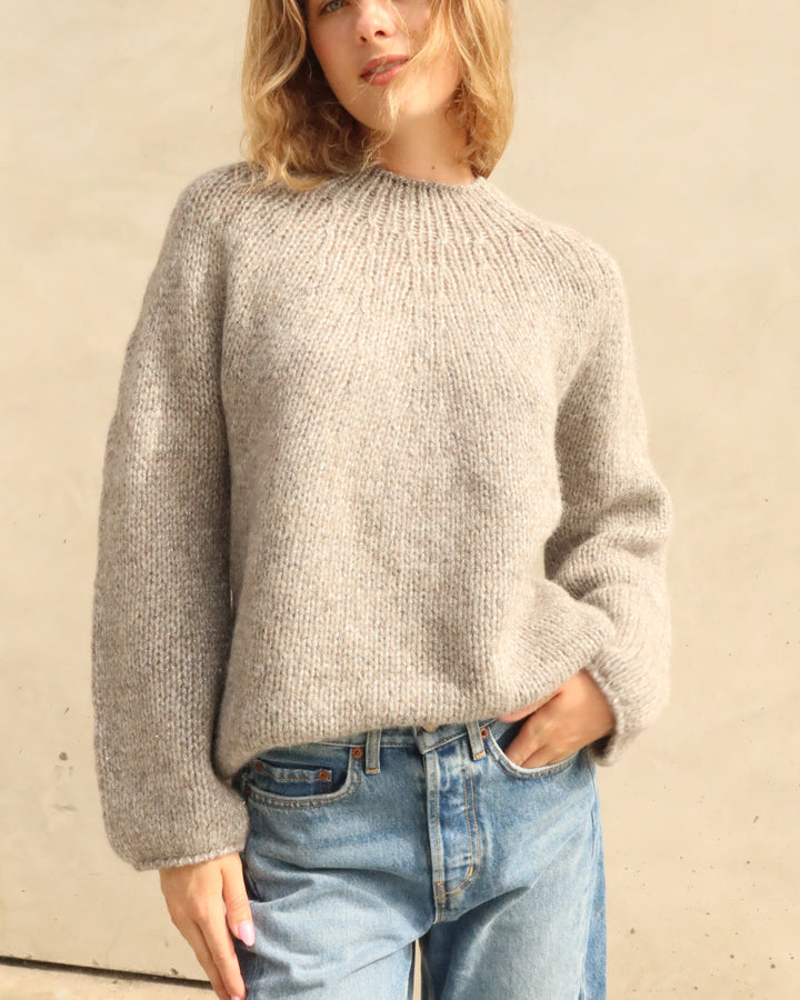Chic Alpaca Sweater | Stone