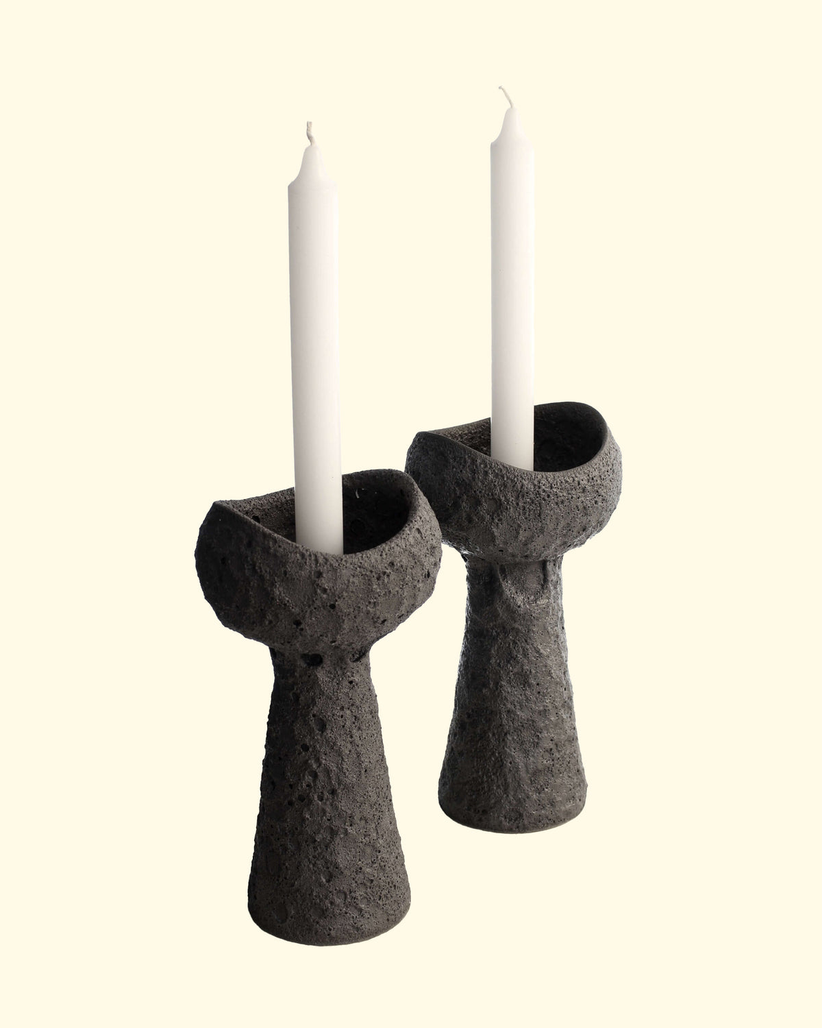 Mihara Candlesticks (Pair) | Lava