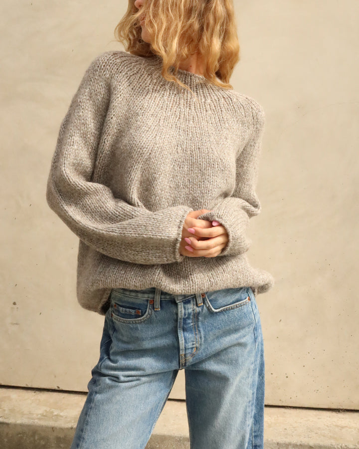 Chic Alpaca Sweater | Stone