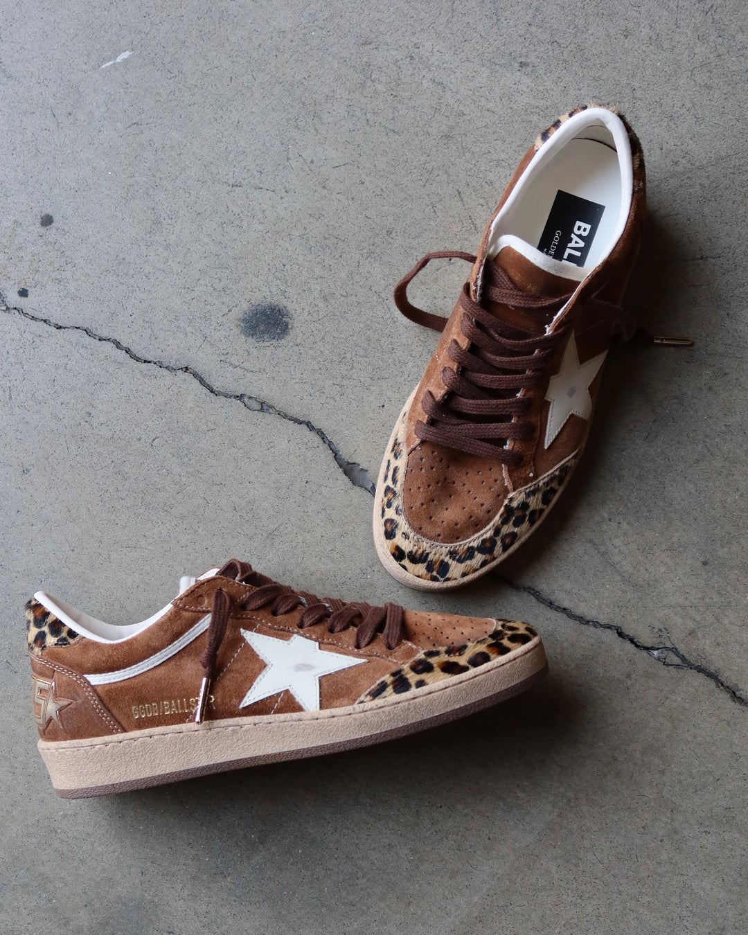 Ballstar | Brown/Leopard/Silver
