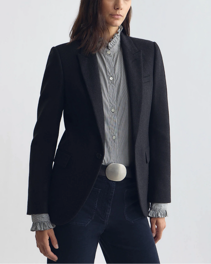 Anabel Tailored Jacket | Dark Charcoal