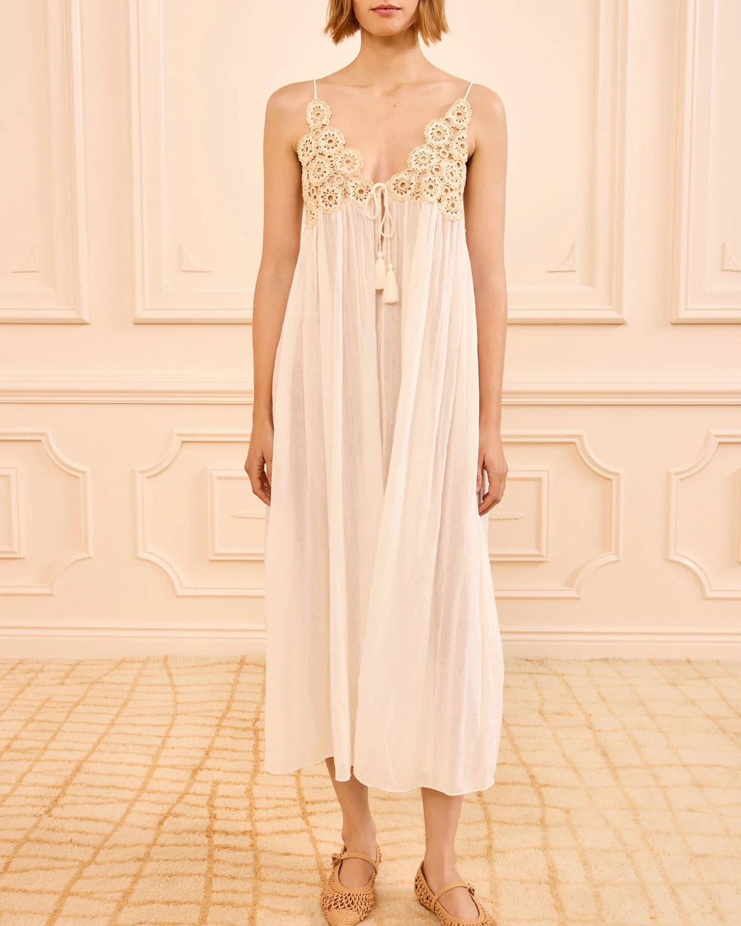 Zadie Coverup Dress | Creme