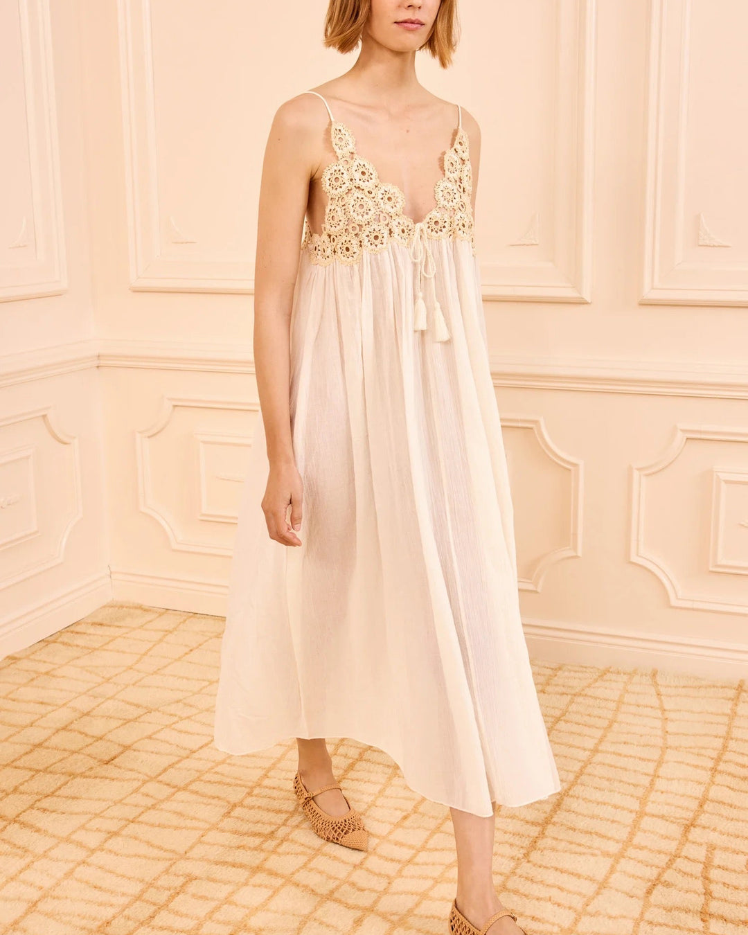Zadie Coverup Dress | Creme