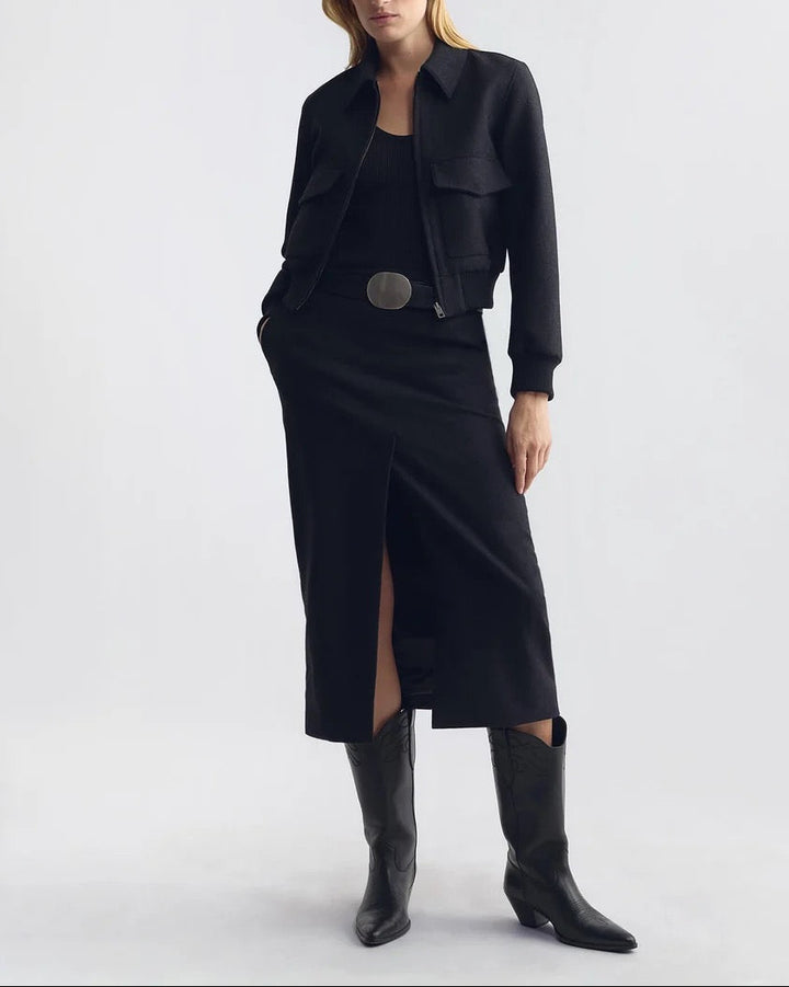 Redley Bomber Jacket | Dark Charcoal