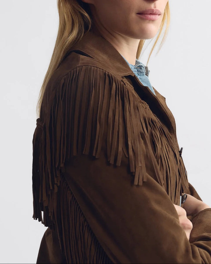 Eloi Suede Jacket | Hazelnut