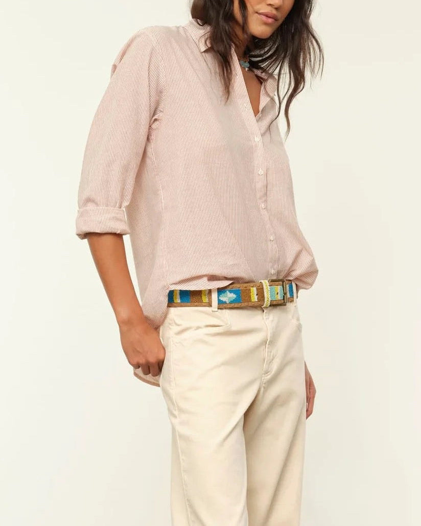 Beau Shirt | Burnt Sienna Stripe