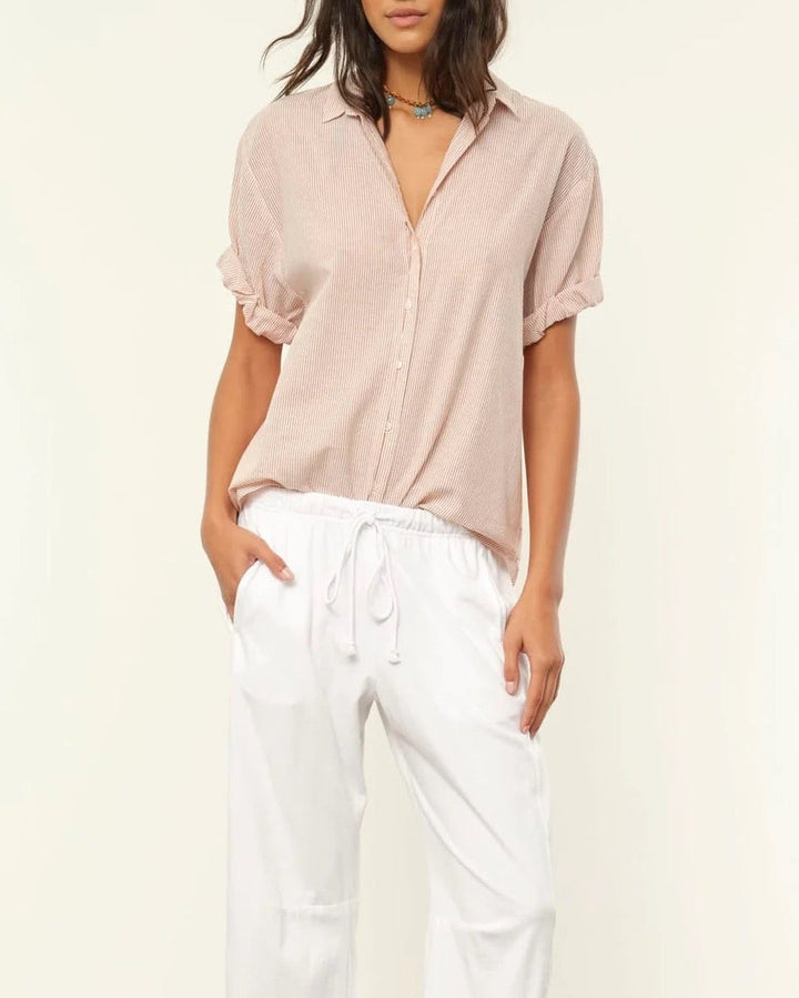 Channing Shirt | Burnt Sienna Stripe