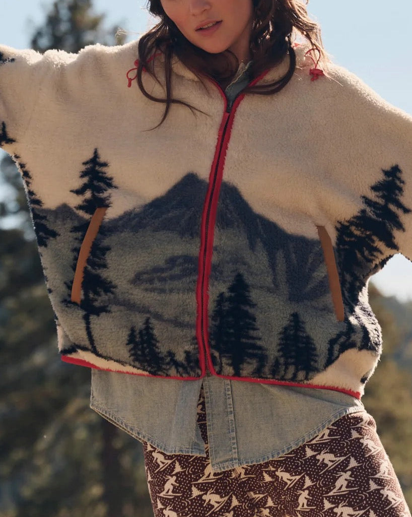 The Plush Horizon Full Zip | Snowcap View Landscape