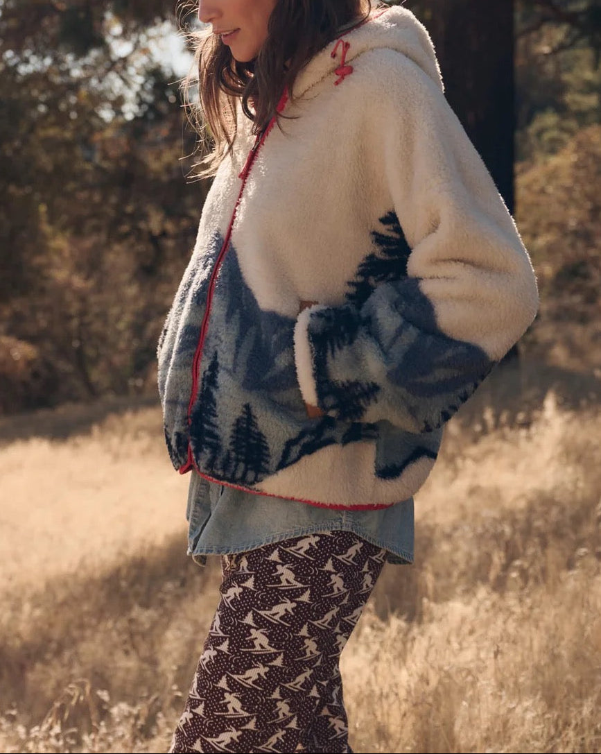 The Plush Horizon Full Zip | Snowcap View Landscape