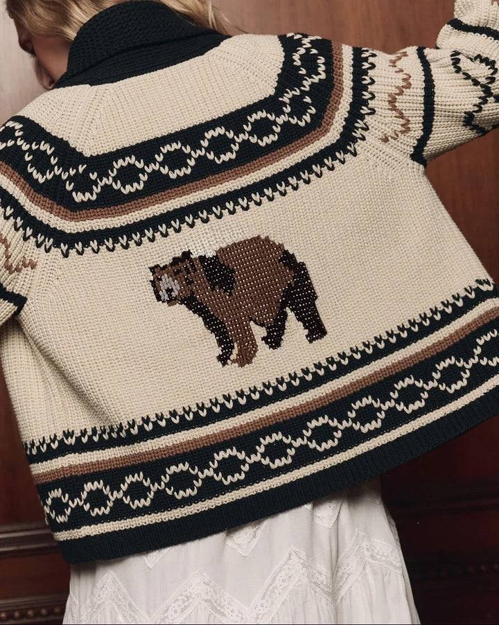 The Bear Lodge Cardigan | Black