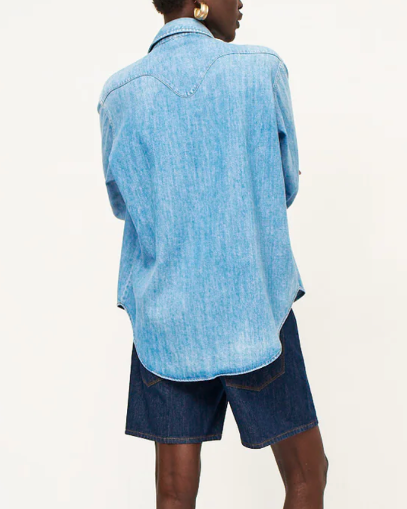The Loretta Western Shirt | Timeworn Indigo