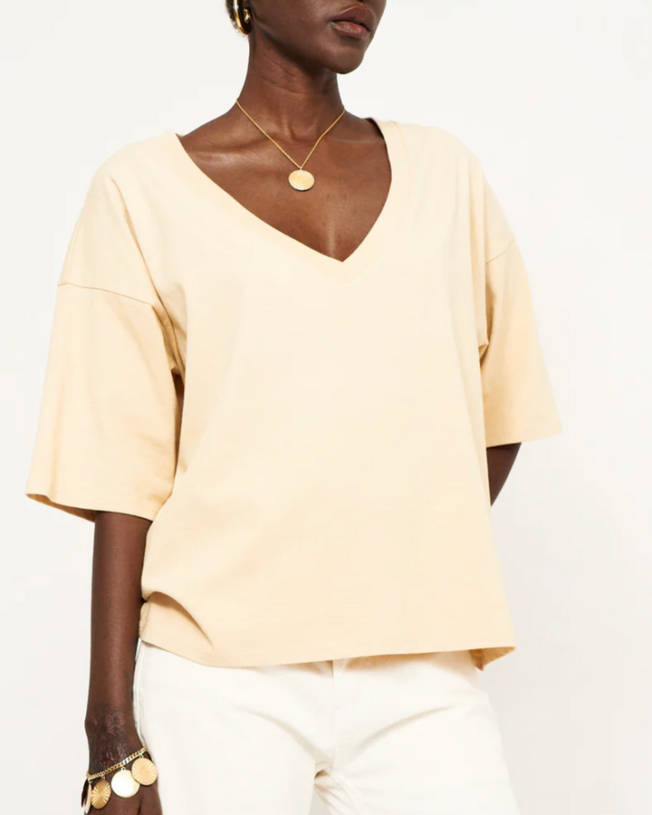 The V Tee | Butter