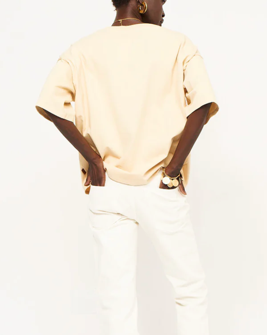 The V Tee | Butter