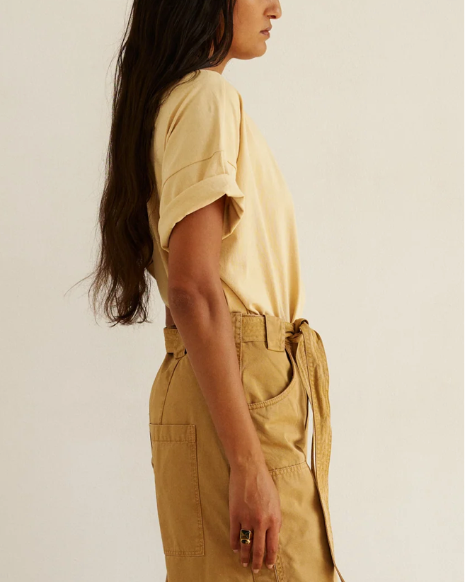 The V Tee | Butter
