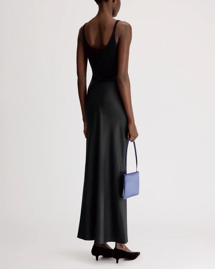 Eli A-Line Maxi Skirt | Black