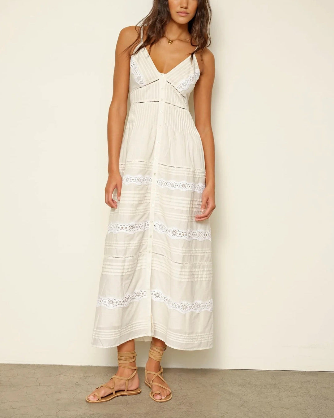 Joni Dress | Beige Cream